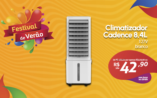 CLIMATIZADOR CADENCE CLI530 8.4L 127V BRANCO