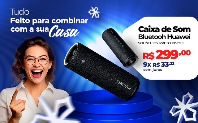 Caixa De Som Portátil Bluetooth Huawei Sound Joy 20W + 10W